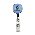 thumbnail image 1 of Common Kingfisher Bird Retractable Reel ID Badge Key Card Name Tag Holder with Clip, 1 of 7