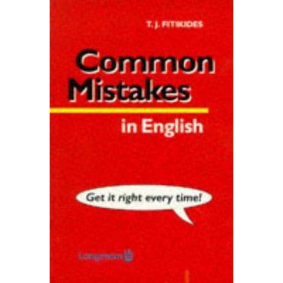 Pre-Owned Common Mistakes in English (Paperback) 0582520436 9780582520431