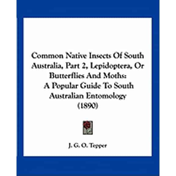 Common Native Insects Of South Australia, Part 2, Lepidoptera, Or Butterflies And Moths : A Popular Guide To South Australian Entomology (1890) (Paperback)