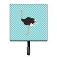 thumbnail image 1 of Common Ostrich Blue Check Leash or Key Holder, 1 of 1