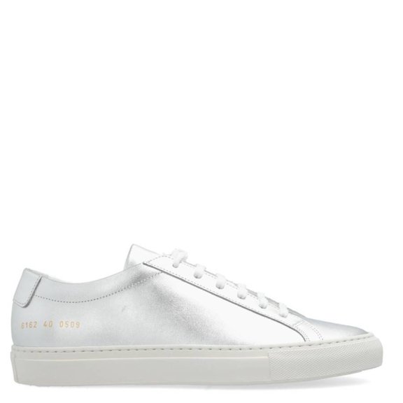 Common Projects Achilles Shiny Leather Sneakers, Brand Size 39 ( US Size 9 )