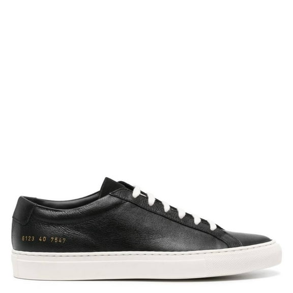 Common Projects Black Nubuck Achilles Sneakers, Brand Size 35 ( US Size 5 )