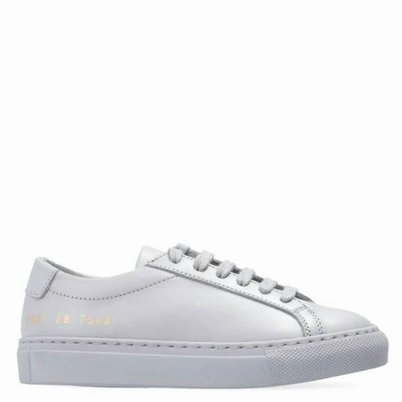 Common Projects Kids Original Achilles Low Top Sneakers, Brand Size 29 (12 Little Kids)