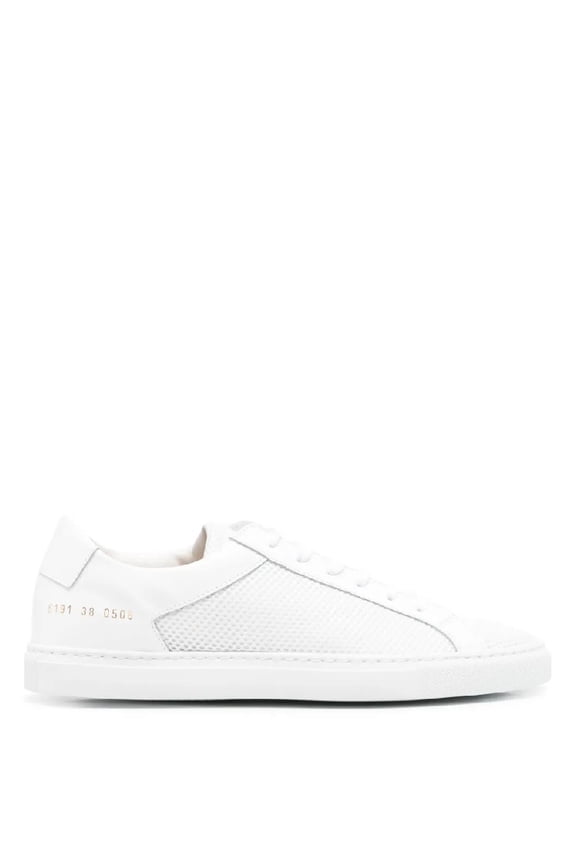 Retro Mesh Leather Sneakers, Brand Size 35 (US Size 5)