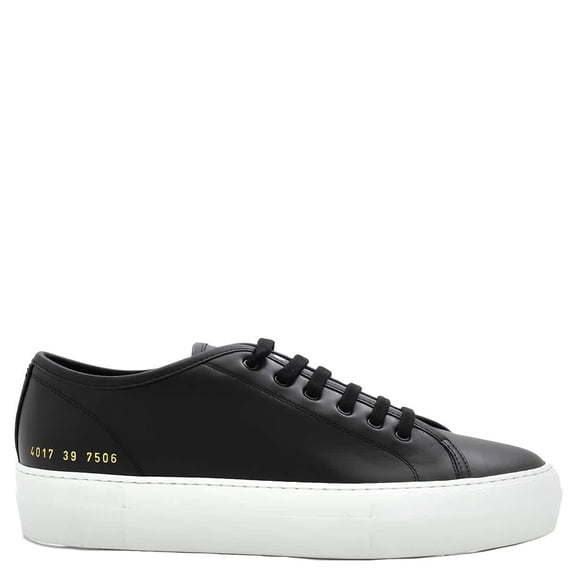 Common Projects Tournament Low-Top Leather Sneakers, Brand Size 38 ( US Size 8 )