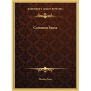 Common Sense, Hardcover