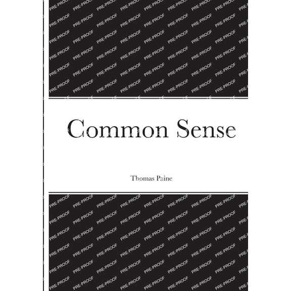 Common Sense, (Paperback)