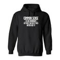 thumbnail image 1 of Common Sense is Like Deodorant Sarcastic Novelty Gift Idea Adult Humor Funny Men's Hoodies, 1 of 2
