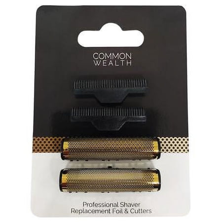 Common Wealth Professional Barber Shaver Replacement Gold Foil & Inner Cutters