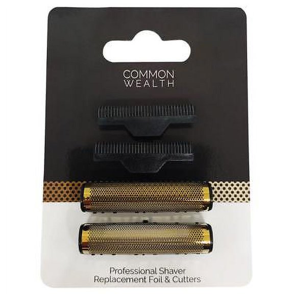 Common Wealth Professional Barber Shaver Replacement Gold Foil & Inner Cutters