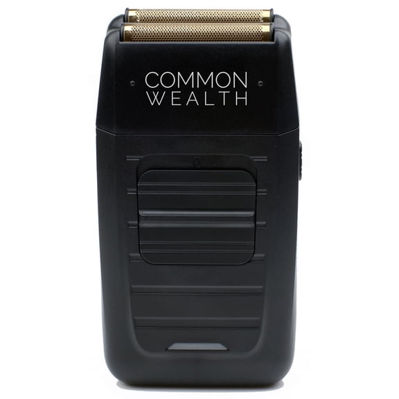 Common Wealth Professional Shaver Mens Cordless Hypoallergenic Bump Free Gold Pro Foil Barber Shaper Trimmer Finishing Tool CWPS26