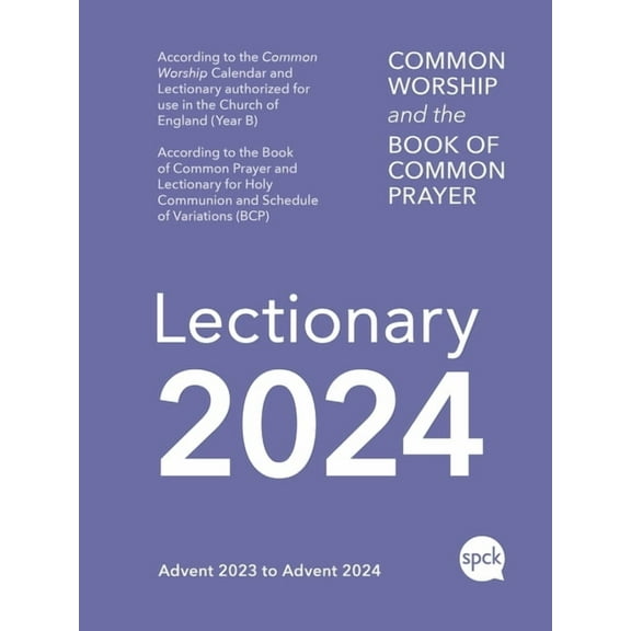Common Worship Lectionary 2024 Spiral Bound, (Paperback)
