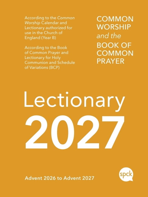 Common Worship Lectionary 2027: Spiral-Bound Church of England Liturgical Calendar with the Book of Common Prayer (Inclu, (Spiral-Bound)