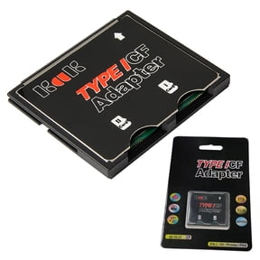 Commonly Used 2 Port Slot TF to CF Type I Flash Compact Card Reader Adapter Computer Accessories