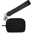 thumbnail image 1 of Commonlyto The Wallet 2nd Gen, Commonlyto Wallet, Wristlet Wallets For Women Holds Phone Nylon, Zippered Card Holder With Id Window, For Women Daily Travel & Shopping(black), 1 of 9