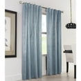 thumbnail image 1 of Commonwealth Domino 84" Rod Pocket and Tab Curtain Panel in Spa Blue, 1 of 3