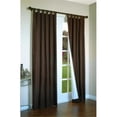 thumbnail image 1 of Commonwealth Home Fashion 70370-188-503-54 54 in. Thermalogic Insulated Grommet Top Curtain, Chocolate, 1 of 2