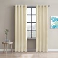 thumbnail image 1 of Commonwealth Home Fashions Castillo Grommet Panel 52" x 95" Ivory, 1 of 5