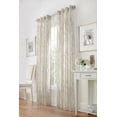 thumbnail image 1 of Commonwealth Home Fashions Liberty 1 Piece Floral Sheer Curtain Set, 1 of 4