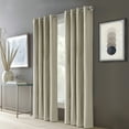 thumbnail image 1 of Commonwealth Home Fashions ThermaPlus Edison Grommet Panel 52" x 95" Linen, 1 of 4