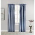 thumbnail image 1 of Thermalogic Ticking Stripe Pole Top Curtain Panel Pair Window Dressing each 40 x 84 in Navy, 1 of 9