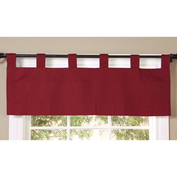 Commonwealth Thermalogic Weathermate Solid Tab Valance in Blue