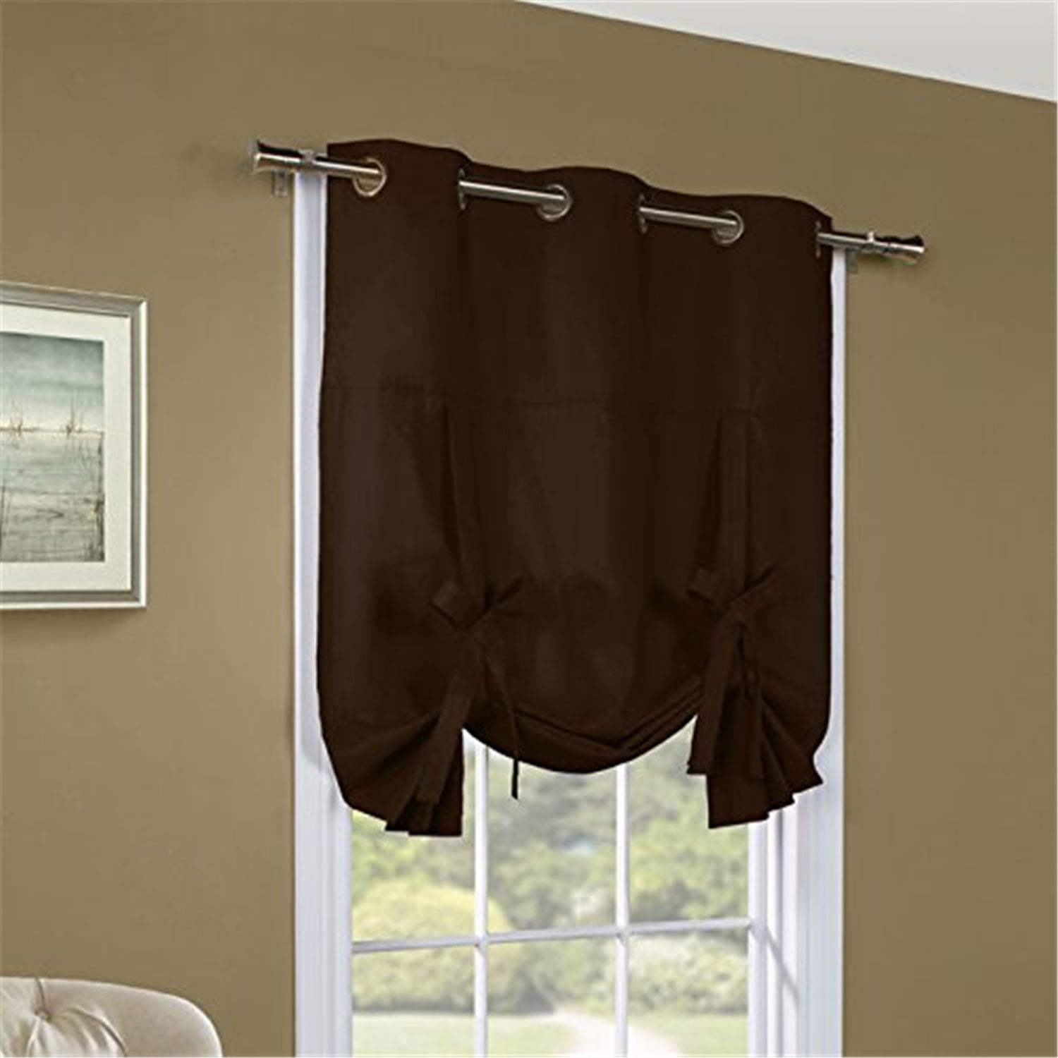 Commonwealth Thermalogic Weathermate Tie Up Curtain Panel - Walmart.com