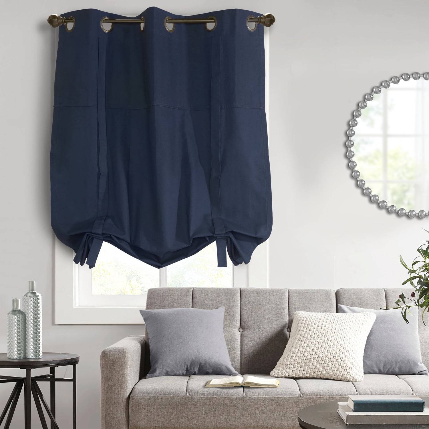 Commonwealth Thermalogic Weathermate Tie Up Curtain Panel - Walmart.com