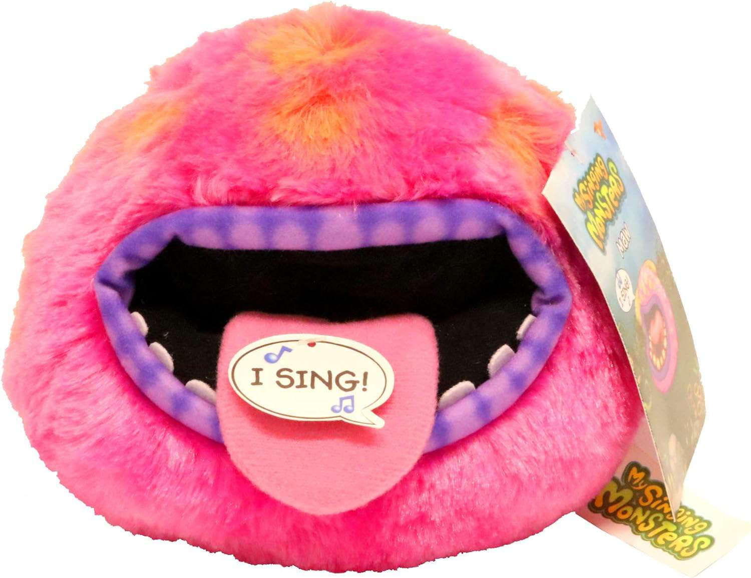 Commonwealth Toy & Novelty My Singing Monsters Maw Plush, Pink Character, Soft Features