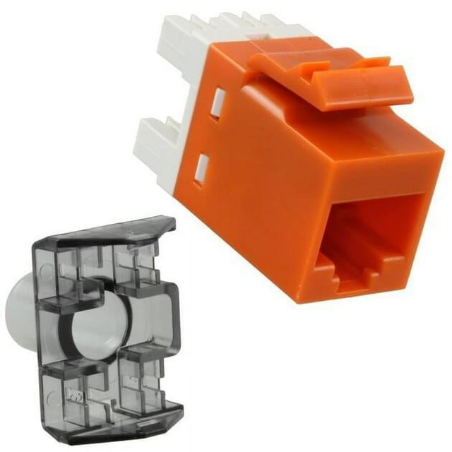 Commscope USL600-ORG Uniprise SL-Series RJ45 Cat6 Jack, Orange ...