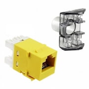 Commscope USL600-YEL Uniprise SL-Series RJ45 Cat6 Jack, Yellow