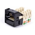 thumbnail image 1 of Commscope/Uniprise UNJ600-BK Cat6 Modular Jack, Black, 1 of 1