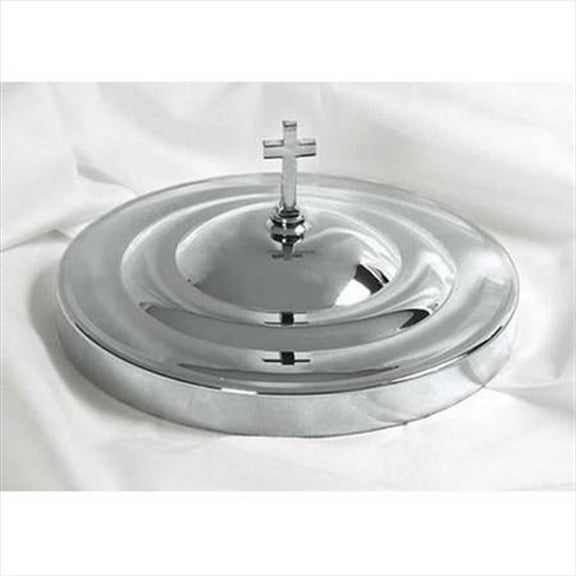 Commun Silvertone Bread Plate Cover Stainless