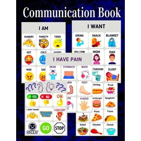 Communication Picture Book: Non-Verbal Communication Book With Pictures And Words, (Paperback)