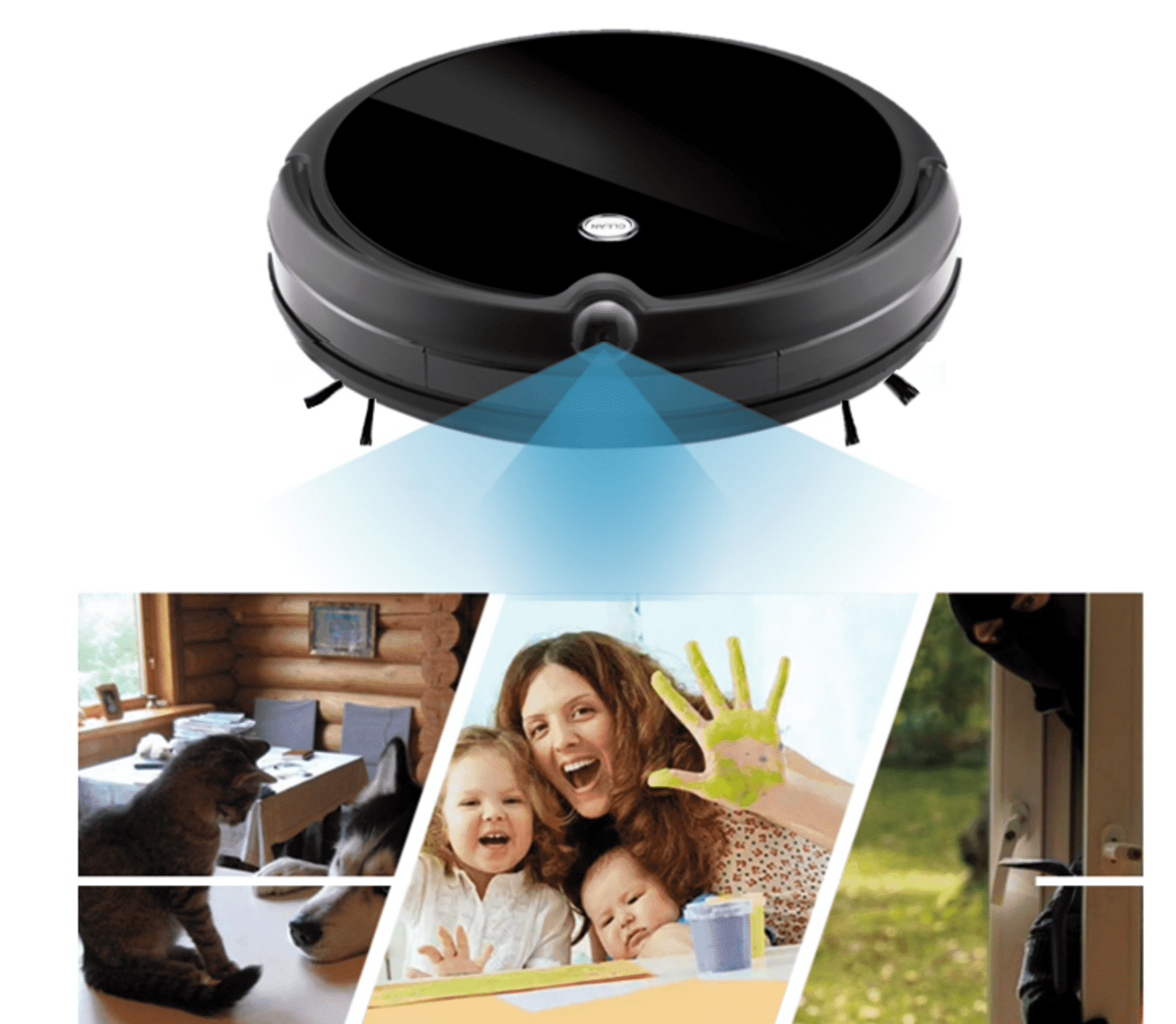 IMASS A3 New Robot Vacuum & Mops with Surveillance Camera Communication Monitor