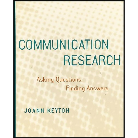 Pre-Owned Communication Research (Paperback) 0767412176 9780767412179
