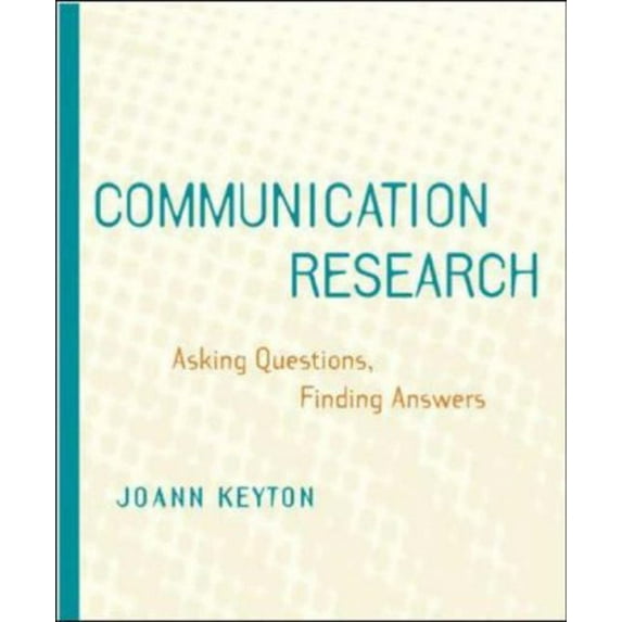 Pre-Owned Communication Research (Paperback) 0767412176 9780767412179