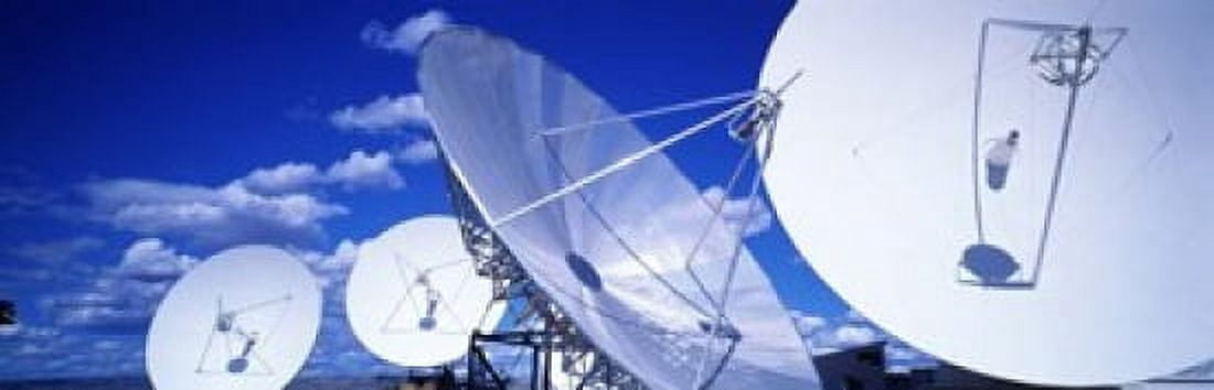 Communication Satellite Brewster WA USA Canvas Art - Panoramic Images (18 x 6)