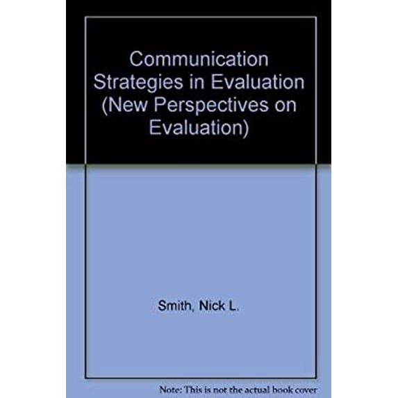Pre-Owned Communication Strategies in Evaluation 9780803918214
