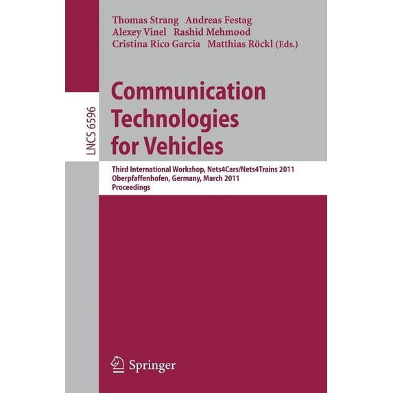 Communication Technologies for Vehicles, (Paperback)