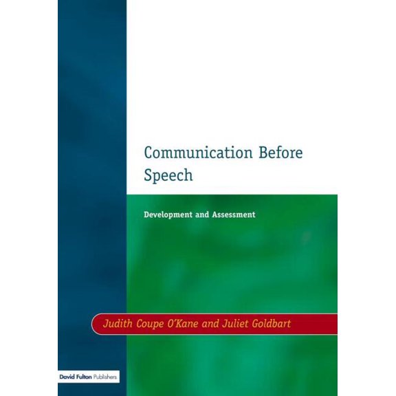 Communication before Speech: Development and Assessment (Paperback)