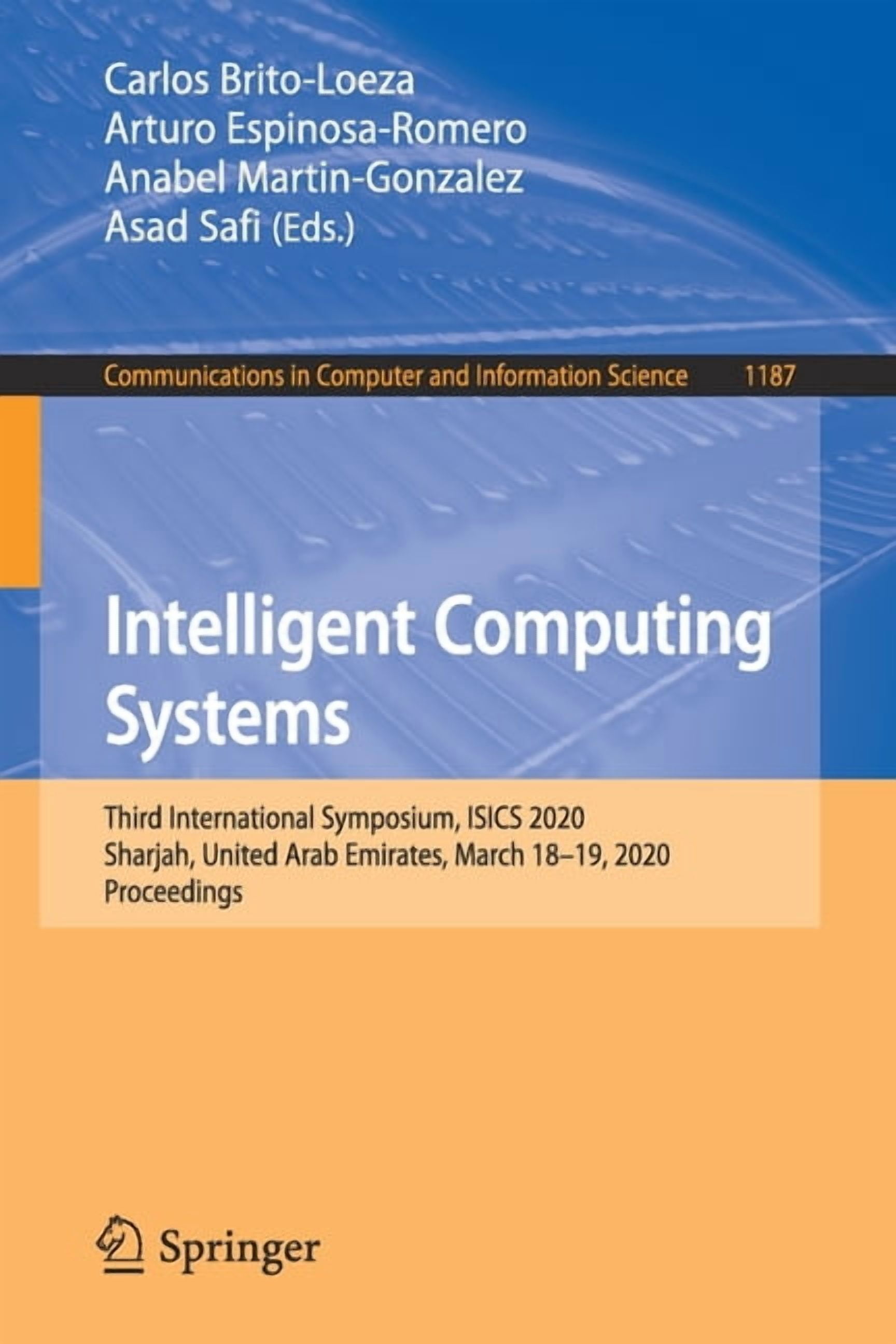 Communications in Computer and Informati Intelligent Computing Systems ...