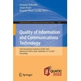 thumbnail image 1 of Communications in Computer and Informati Quality of Information and Communications Technology: 15th International Conference, Quatic 2022, Talavera de la Reina, , Book 1621, (Paperback), 1 of 1