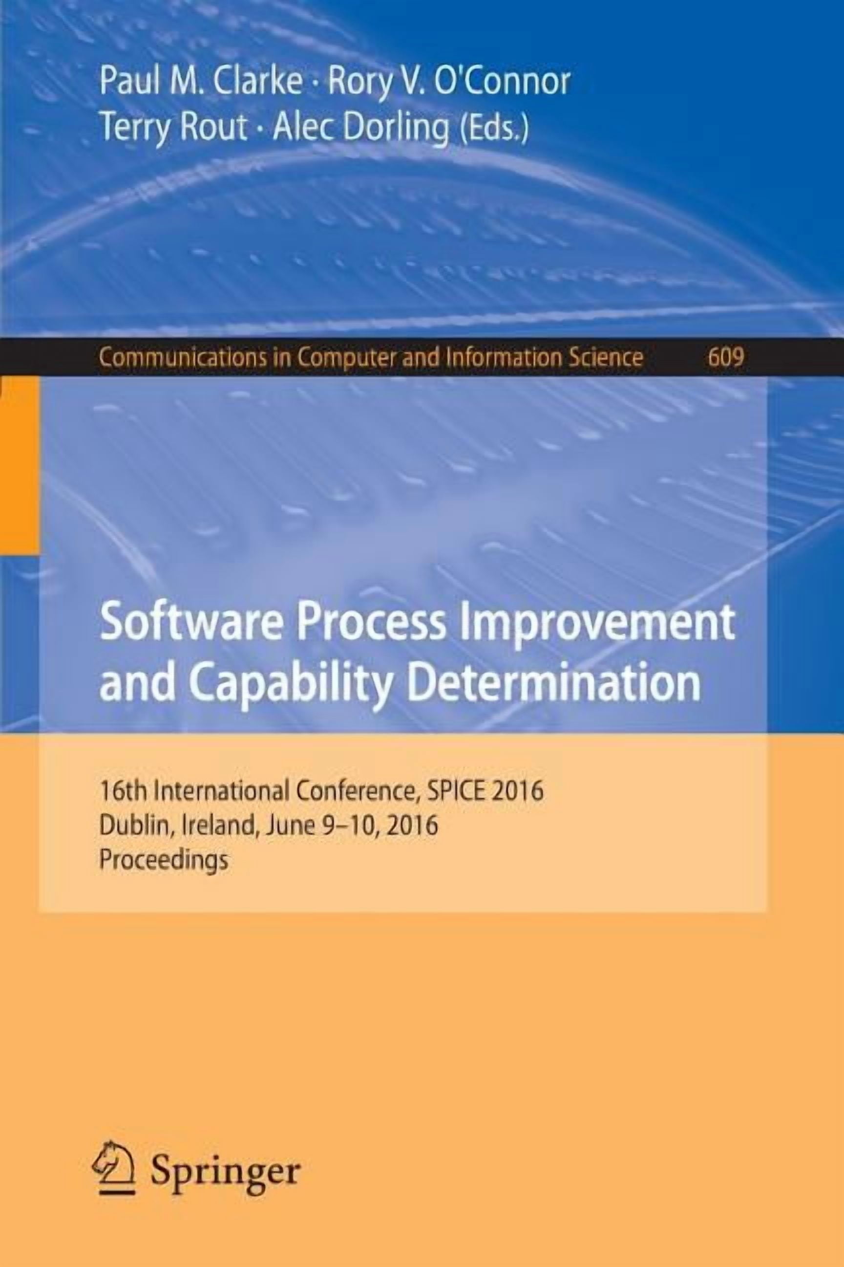 Communications in Computer and Informati Software Process Improvement ...