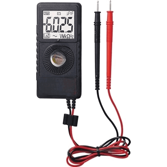 Communications PM100 Ultra Portable Pocket Multimeter | Auto Ranging, 6000 Count | Measure AC DC Voltage, AC DC Current, Resistance, Continuity, Capacitance, Electric Field, Frequency