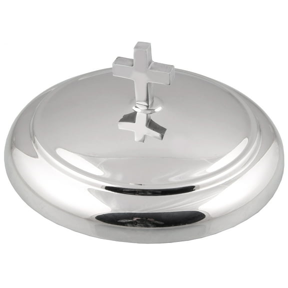 Communion Bread Trays Lid for Churches Mayur Export Stainless Steel Communion Supplies (Silver Mirror)