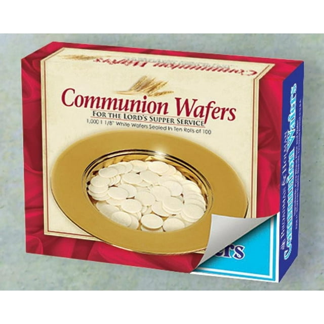 Round White Communion Bread Wafers (1,000 Pieces) - Walmart.com