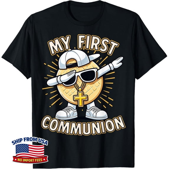 Waffer Technology Communion Dabbing Wafer 1st T-Shirt - Walmart.com