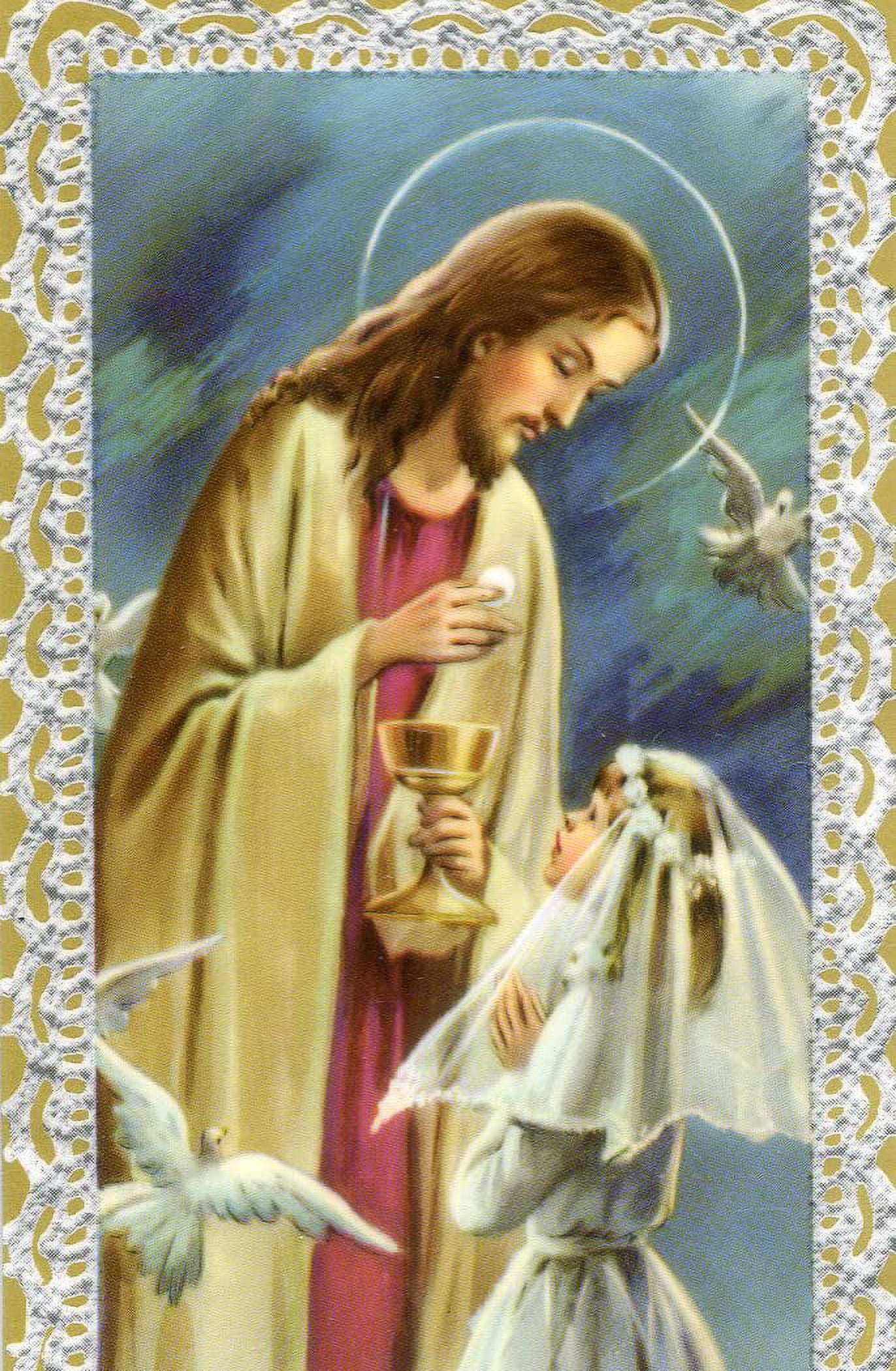 Communion Prayer N holy card - laminated - Pack of 25 - Walmart.com