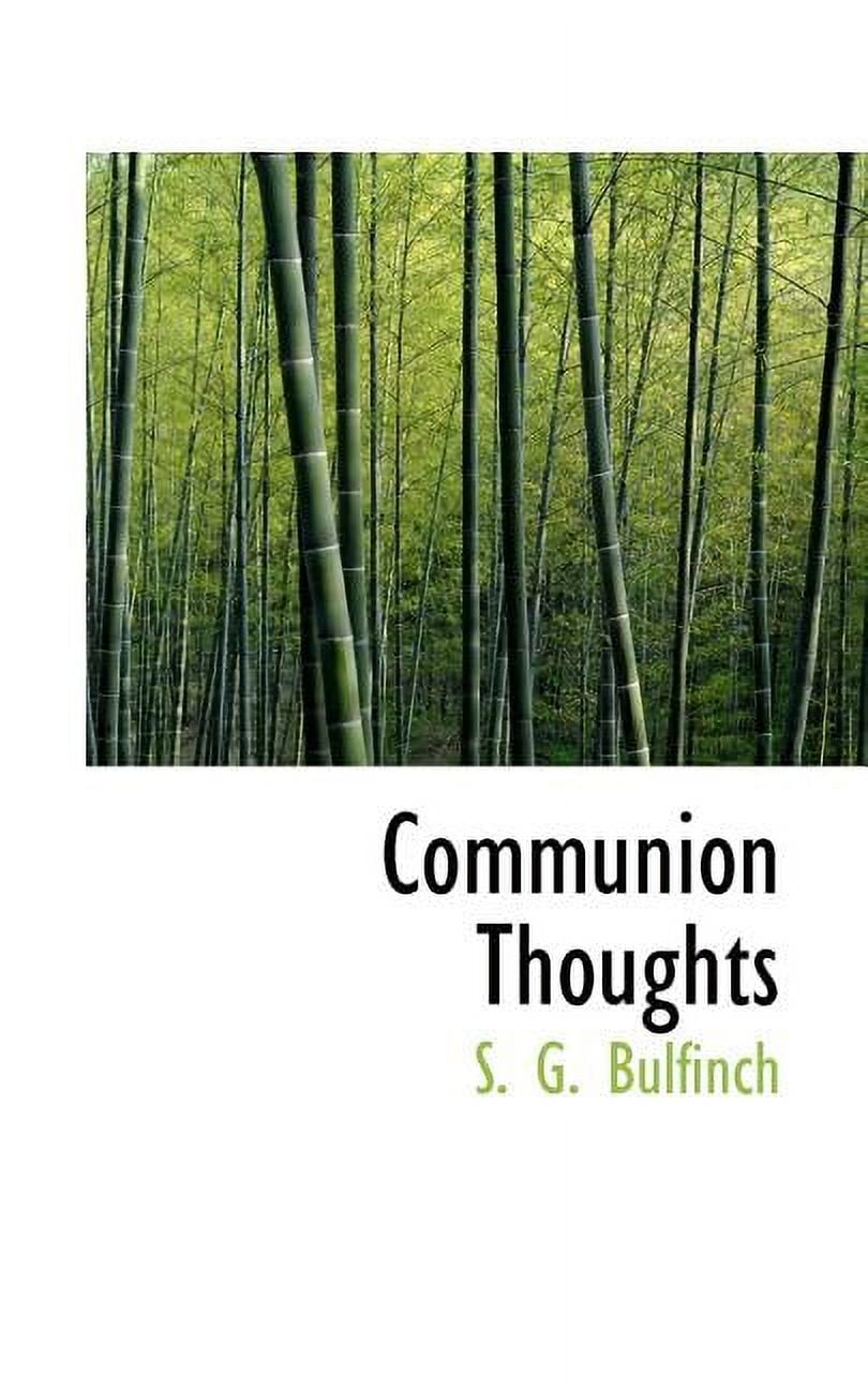 Communion Thoughts Paperback